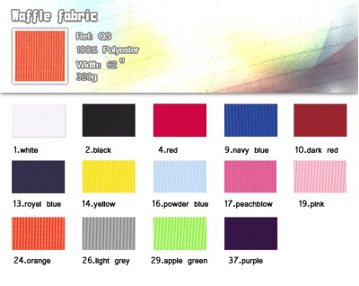 梯織布  100％polyester  320g 正面照